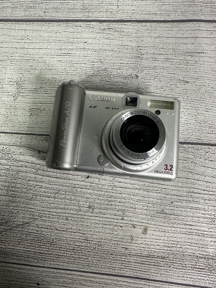 Canon PowerShot A70 3.2MP Digital Camera FOR PARTS OR REPAIR