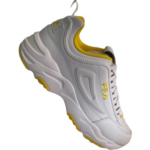 Sneakers da uomo taglia 11,5 Fila Disruptor II X RAY TRACER bianche/gialle - Foto 6 di 11