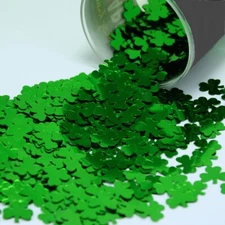 Confetti Shamrock Green - 3 Sizes to Choose - 2 Pchs or 1/2 lbs - FREE SHIP