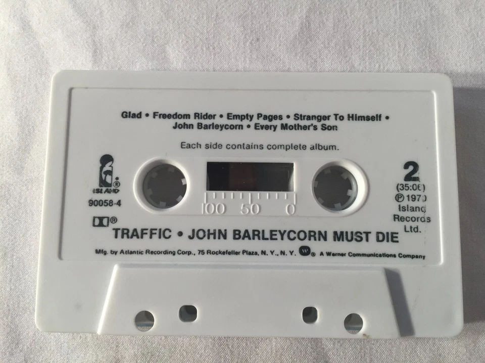 😍VINTAGE Traffic John Barlycorn Must Die - ORIGINAL Cassette Tape Island 1970🎵 - Image 4 of 4