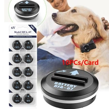 10pcs/card  RFA-67 6V Pet Dog Collar Replacement Battery  PIF-300,  For PetSafe