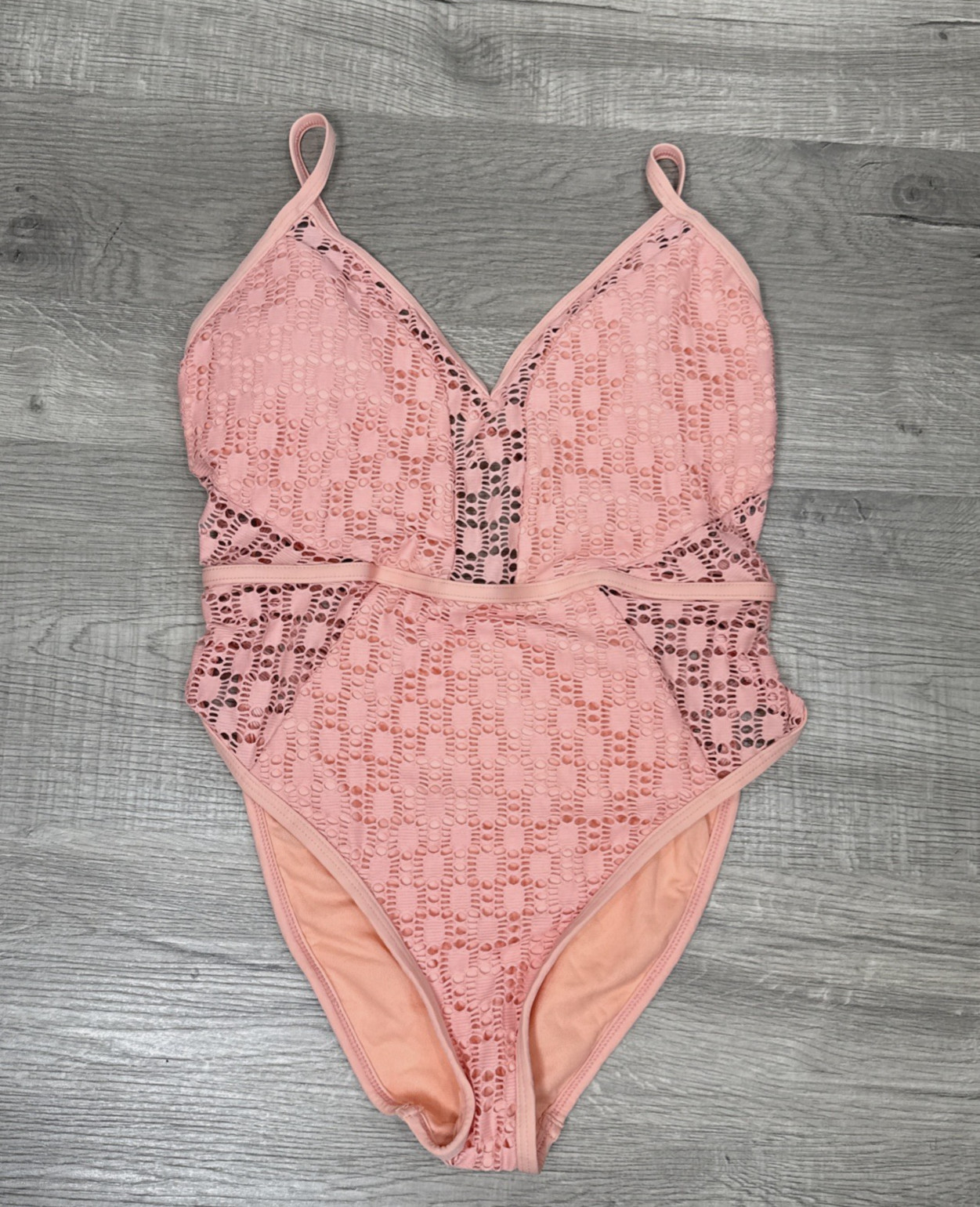 Reaction Kenneth Cole Women's One Piece Swimsuit Orange Size