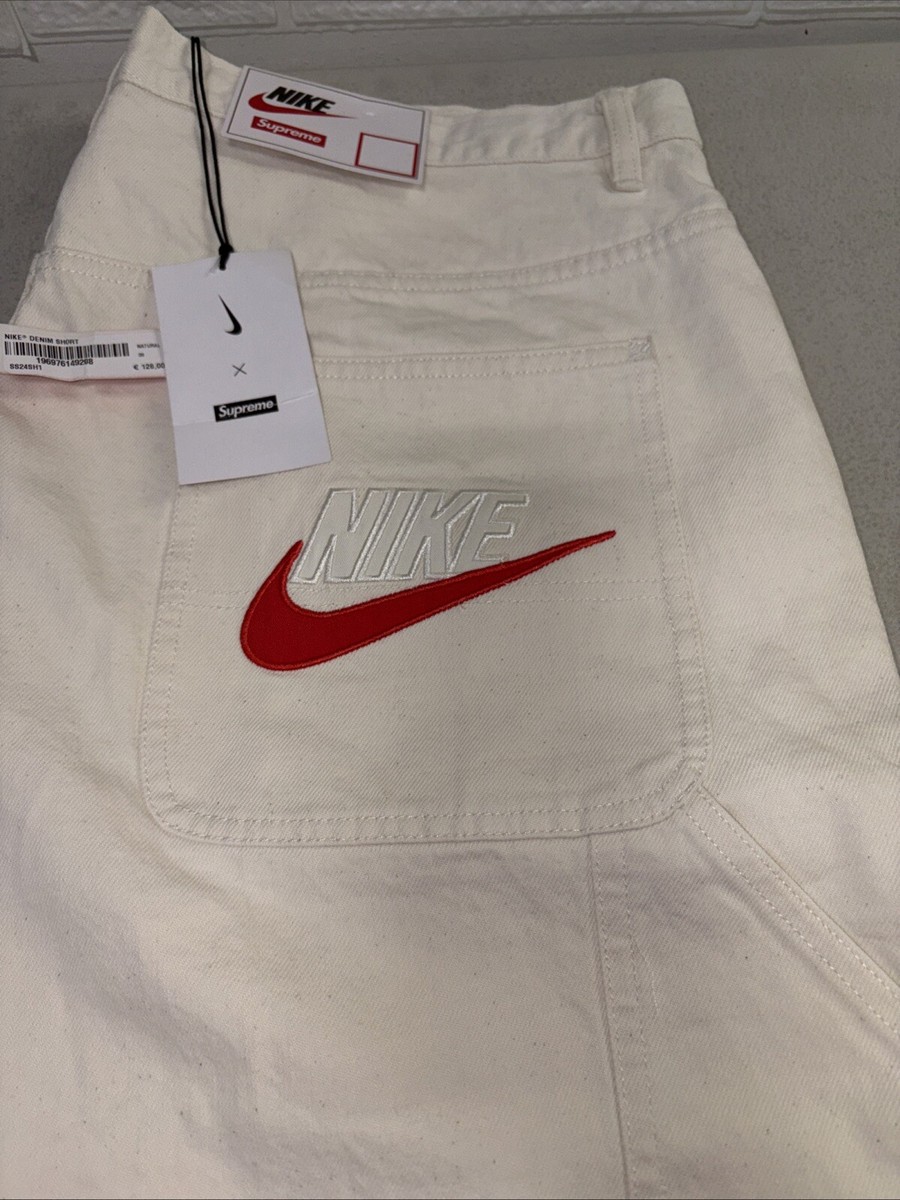 Supreme Nike Denim Shorts Natural Size 38 | eBay Supreme Nike Denim Shorts Natural Size 38 | eBay