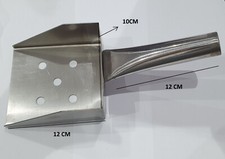 Chip Scoop Heavy Duty Hand Made Stainless Steel 10oz 12cm- 10cm-12 cm Handle