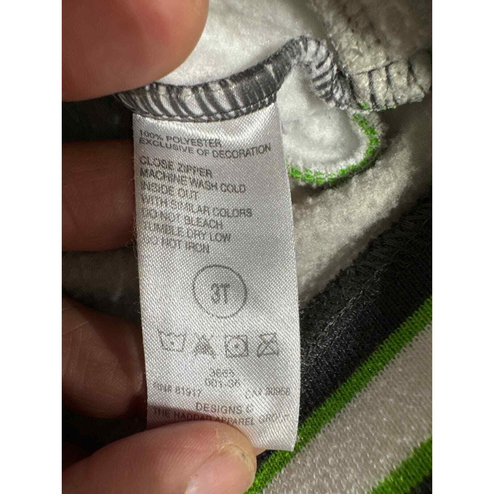 SACAI X NIKE Nike Air grigio lime bianco giacca full zip bambino taglia 3T