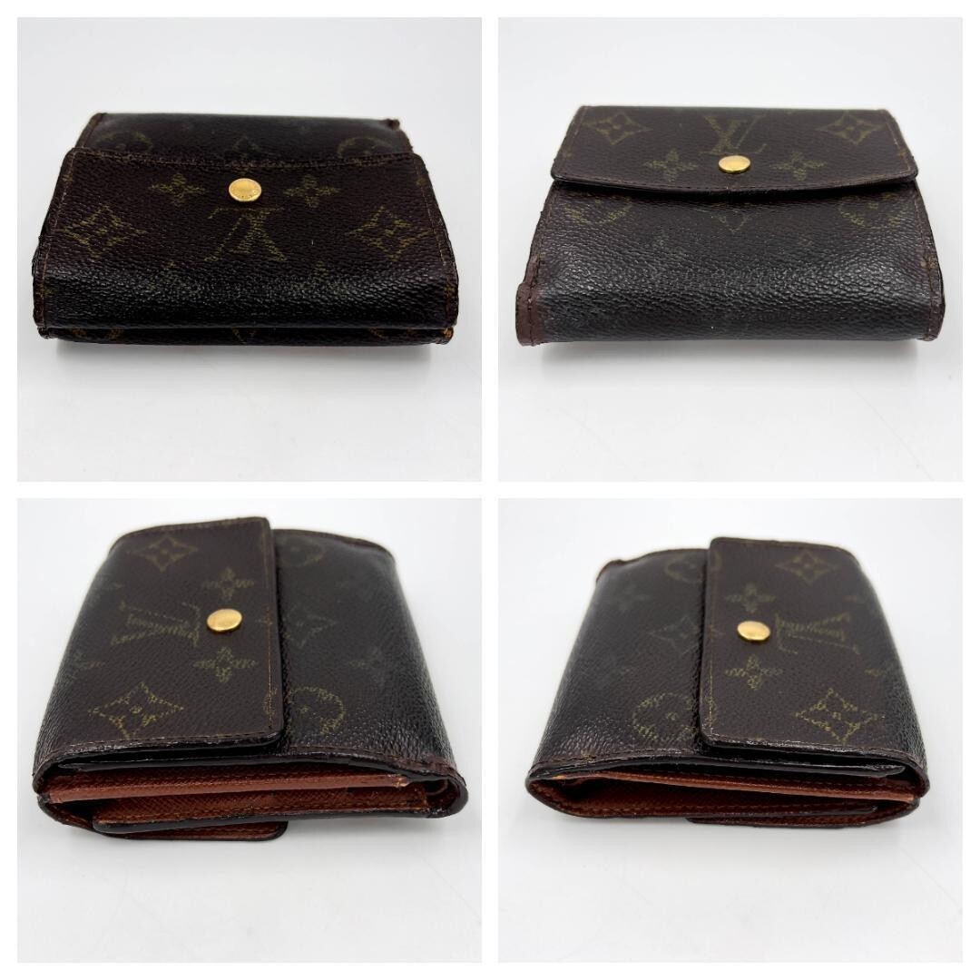 Louis Vuitton 2430 monogram 2W hook trifold wallet ladies M61654 eBay