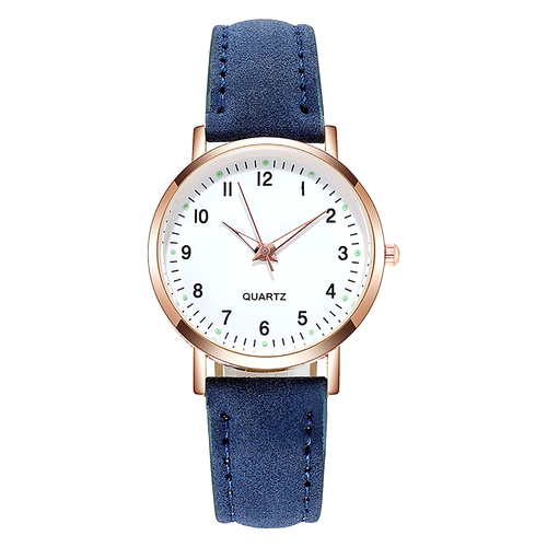Watch For Ladies Women Girls Fashion PU Leather Strap Quartz Wristwatch Gift - Picture 26 of 27