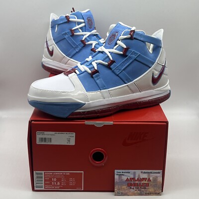 Size 10 Nike Zoom LeBron Houston Oilers Brand New Og All University  Blue 885176644872|
