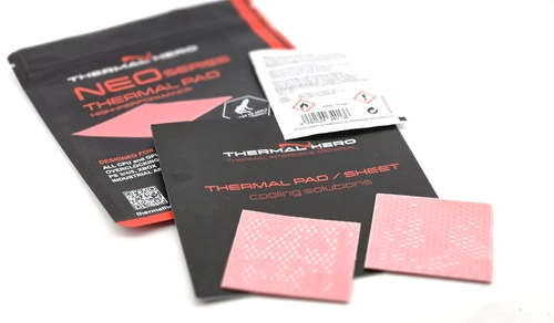 THERMAL HERO NEO Wärmeleitpad  | 50x50x1,0mm | Thermal Pad für GPU RAM | 2 St.