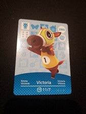VICTORIA ANIMAL CROSSING AMIIBO SERIES 3 CARD #280 TRACKED AU POST geniuine