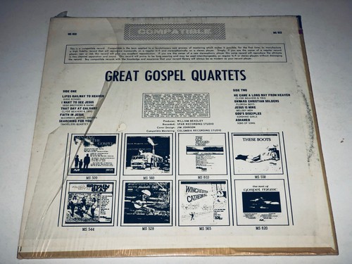 The Great Gospel Quartets Music Compilation Vinyl LP 66G - Imagen 3 de 4