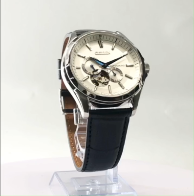 CITIZEN NP1011-08A NP1011 Open Heart Automatic Analog Silver Black