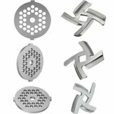 4pcs Meat Grinder Crusher Mincer Grinding Plate Disc Blade Knife Set Accessories
