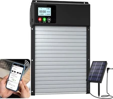 Automatic Solar Chicken Coop Door, Powered APP WiFi APP Chicken Door Opener US
