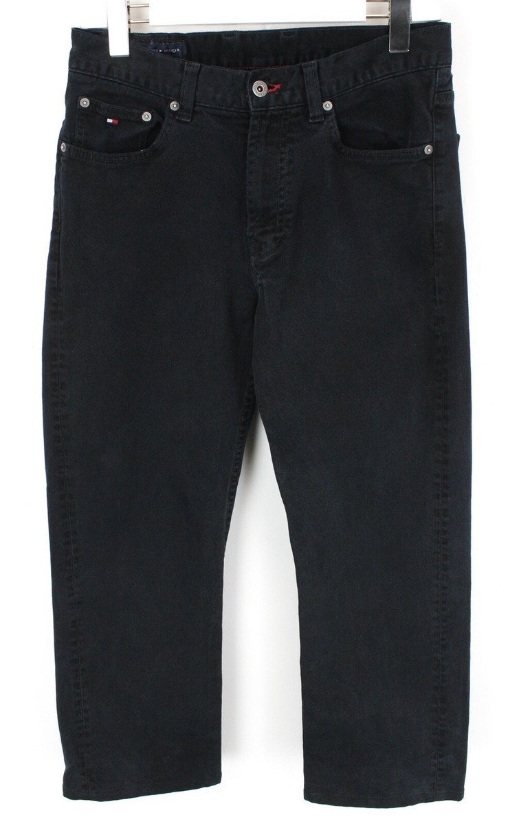 Tommy Hilfiger Madison Straight Fit Men's Jeans W32 L25 Fade Effect Zip  Casual