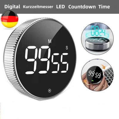 LCD Digital Kurzzeitmesser Magnet Küchentimer Eieruhr Stoppuhr Countdown Timer