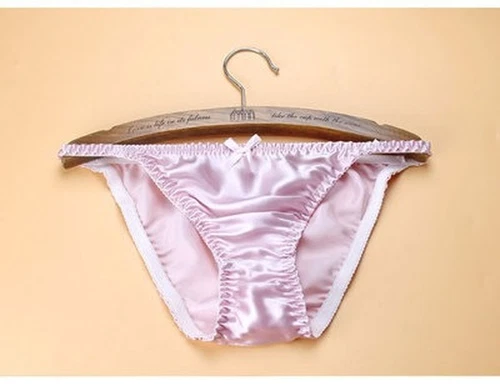2 Pares Mujeres 100 Bragas de Seda Cuerda Bikinis Lazo Linda Ropa Interior Bragas Parte Inferior - Imagen 22 de 34