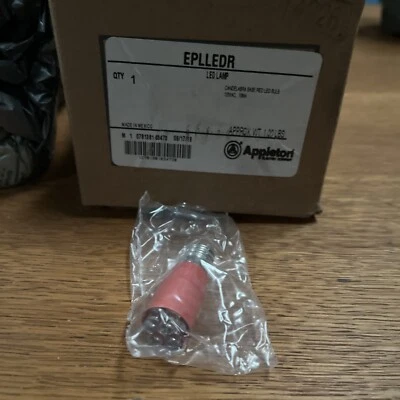 APPLETON ELECTRIC EPLLEDR LED Replacement Bulb,Red