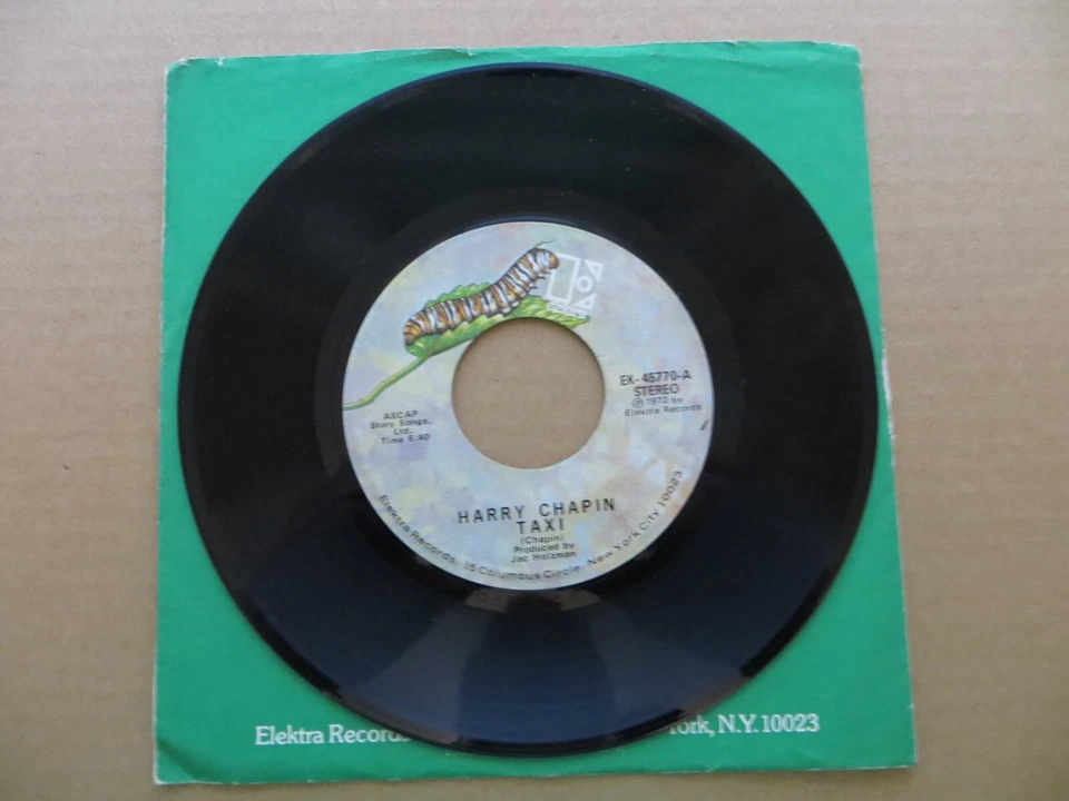 Harry Chapin – Taxi / Empty - 1972 - Elektra EK-45770 7" Single VG+/Generic - Image 3 of 4