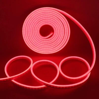 16.4FT- 164FT 12V Flexible Xmas LED Neon Strip Lights Silicone Tube Waterproof - Image 1 of 4