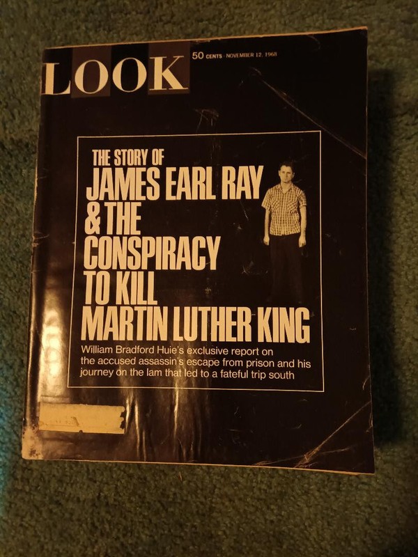 Vintage-LOOK MAGAZINE/James Earl Ray & The Killing Of Martin Luther King (1968)