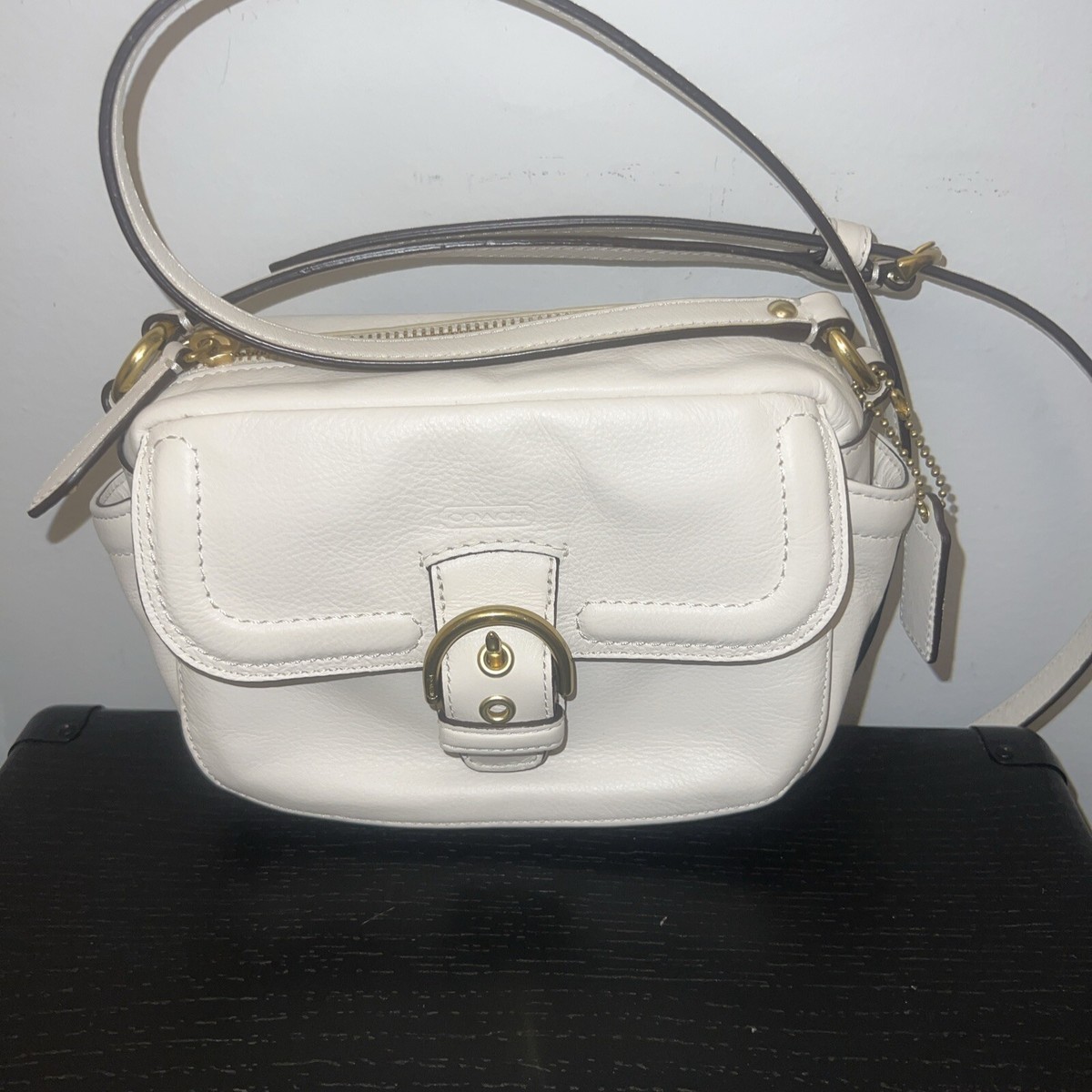ココ COACH F25150 Campbell Leather Camera Crossbody | eBay