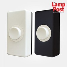 Eterna BPWB - Door Bell Push Wired Comes With White & Black Covers Supplied
