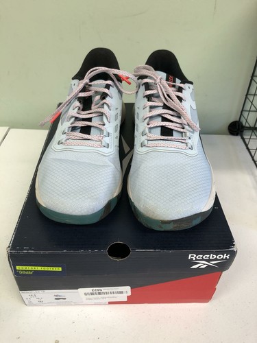 Reebok Men's Nanoflex Cross Trainer Size 10.5M GZ6973 Grey/Cherry | eBay