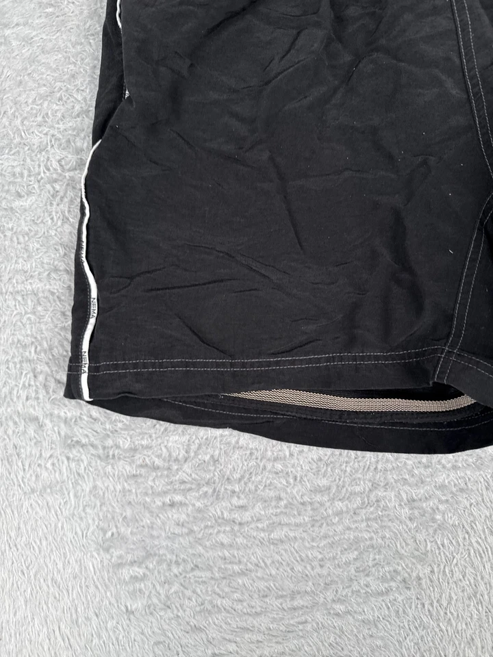 Pantalones Cortos de Ciclismo NEMA Adultos Grandes Negros Forrados Acolchados Nylon Mezcla Spandex MTB Foto 3 de 4