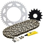 NICHE Sprocket Chain Set for Kawasaki KLR650 15/43 Tooth 520 Front Rear Kit