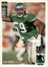 NFL card # 143 Seth Joyner Upper Deck 1994