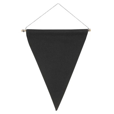 Broche Affichage Bannière, 10" Longueur Toile Broche Bannière Collection, Noir - Photo 1/4