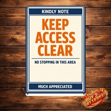 Do Not Block Driveway Sign 8x12 Rust Free Aluminum Metal Safety Sign