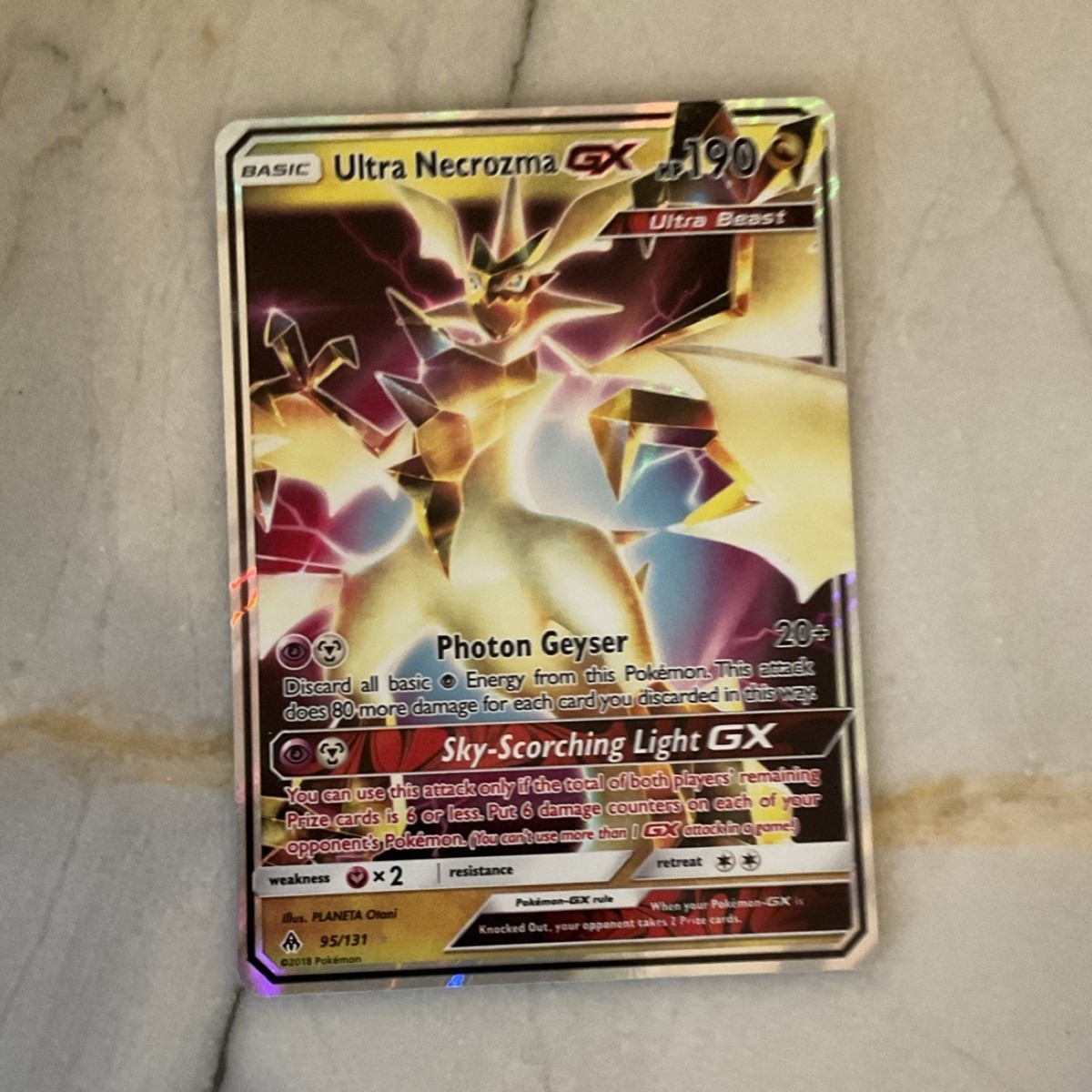 ultra necrozma pokemon card Pokemon Single Promotional Card main image 1