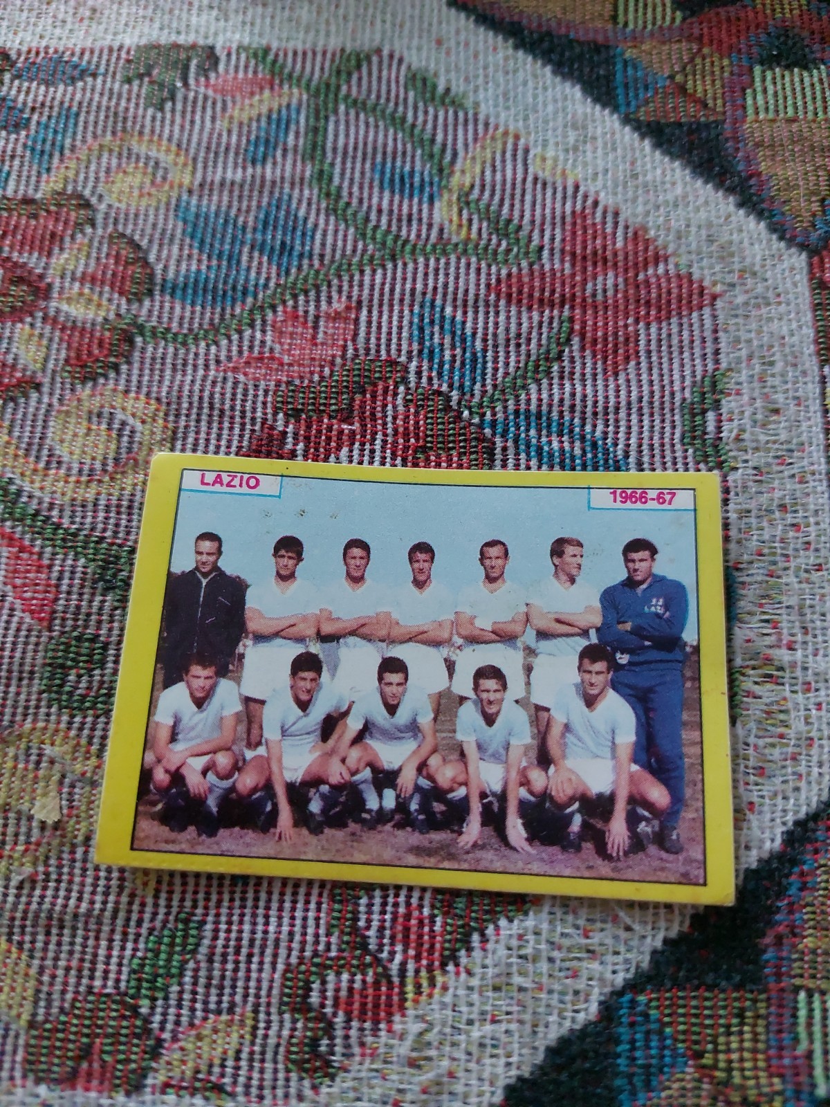 Figurina Panini Calciatori 1966/67 Squadra Della Lazio