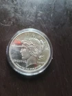 Silver 1oz round Liberty . 999