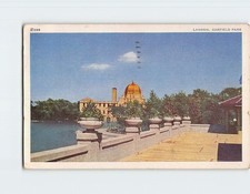 Postcard Lagoon Garfield Park Chicago Illinoi...