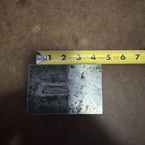 Steel Mold Press Pendant Maker Metal 4 In Pennsylvania Railroad Train Car