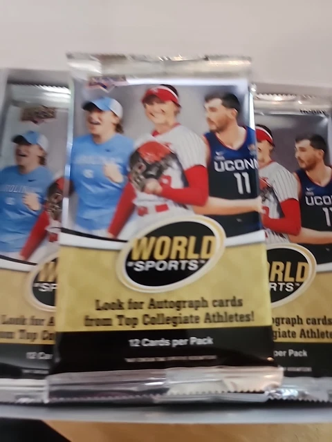 (1) Pack Multisport 2025 Upper Deck World of Sports Hobby Pack (1) Pack