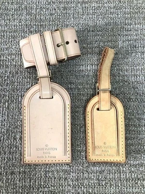Louis Vuitton Voyage Bagages Nom Étiquette X 2 Poignée Ensemble - Photo 1/4