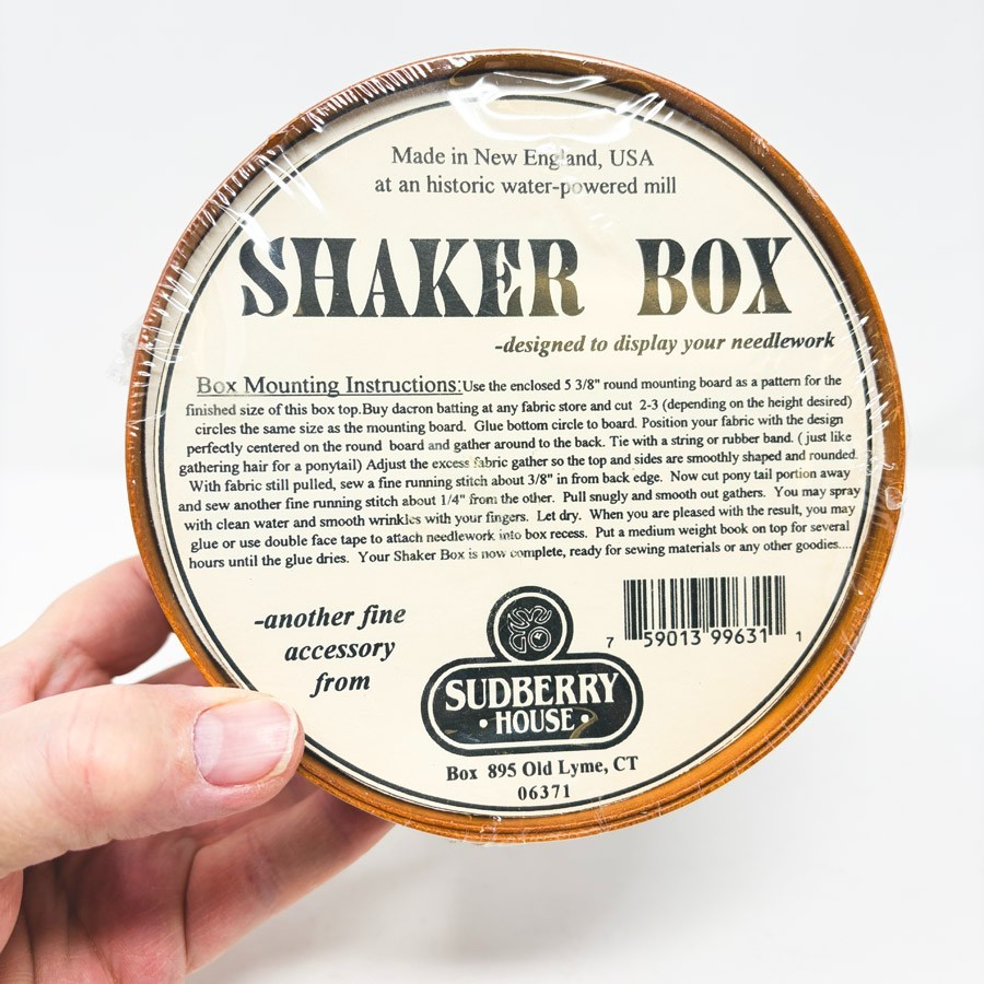 Sudberry House Wood Shaker Box Needlework Display