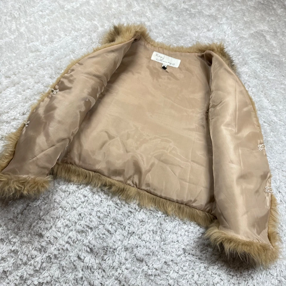 Chaleco De Colección Habana Imitación Piel Para Mujer S Tostado Mob Esposa Boho Lujo Hippie Western Foto 4 de 4