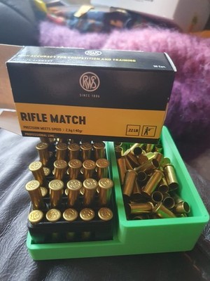 Munitionsentnahmehilfe, mit Hülsenfach .22 lfB / .22 lr RWS, Geco, Lapua