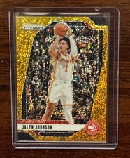 Jalen Johnson 2024-25 Panini Prizm Gold Sparkle /24 Atlanta Hawks 🔥🔥