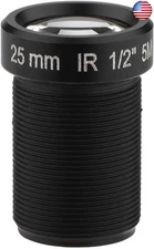 25mm CCTV Camera Lens Super Clear 5 Million Pixels 1/2'' Security Camera Lens
