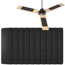 10 Pack Ceiling Fan Filters for Fan Blades, Activated Coconut Carbon  Activated