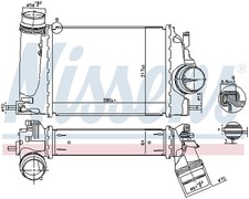 NISSENS 961266 Ladeluftkühler für NISSAN,RENAULT
