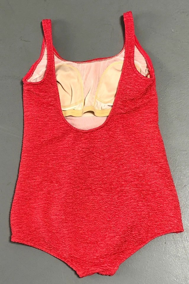 Traje de baño vintage años 60 para mujer talla M una pieza mod retro ir a la playa fiesta surf Foto 2 de 4