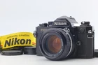 [MINT] Nikon New FM2N Black Body SLR 35mm Camera Ai Nikkor 50mm f1.4 From JAPAN