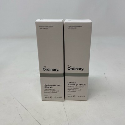 The Ordinary Niacinamide 10%+Zinc 1% & Caffeine 5% EGCG 30ml Duo